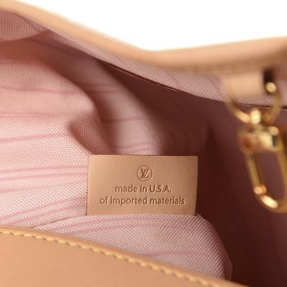Louis Vuitton Damier Azur Delightful MM Rose Ballerine 9 of 11