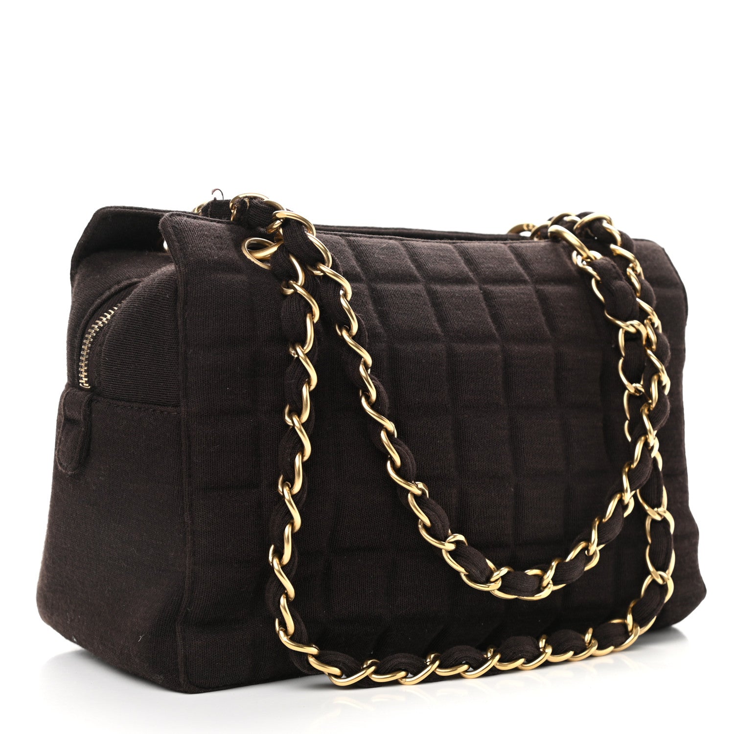 Chanel Jersey Quilted Petite Timeless Tote PTT Black 3 of 11