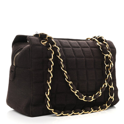 Chanel Jersey Quilted Petite Timeless Tote PTT Black 3 of 11