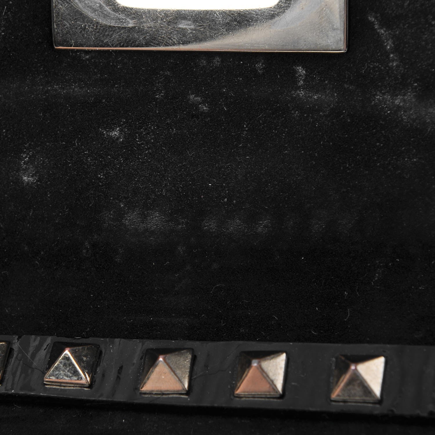 Valentino Garavani Patent Mini Rockstud Crossbody Bag Black 8 of 11