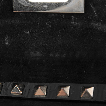 Valentino Garavani Patent Mini Rockstud Crossbody Bag Black 8 of 11