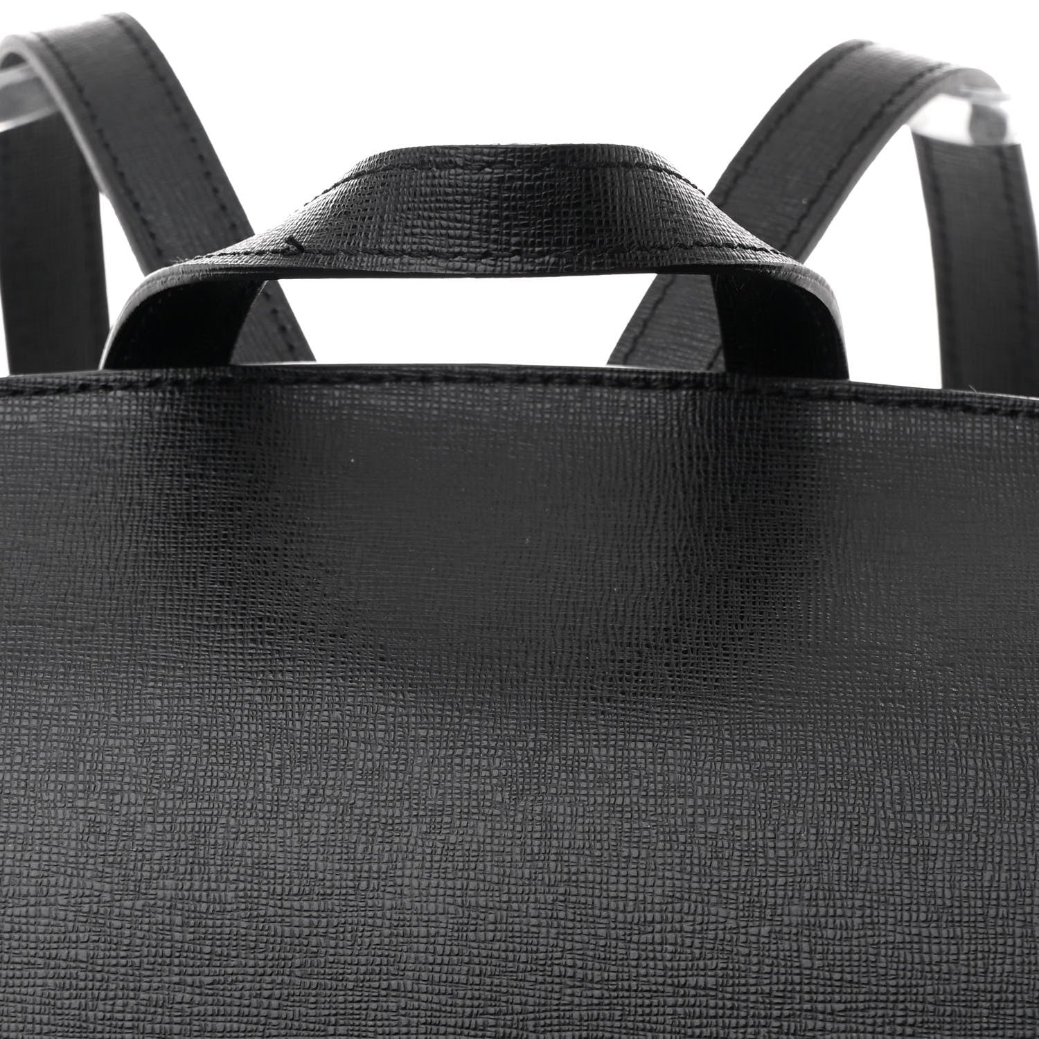 Mansur Gavriel Saffiano Backpack Black Flamma 8 of 11