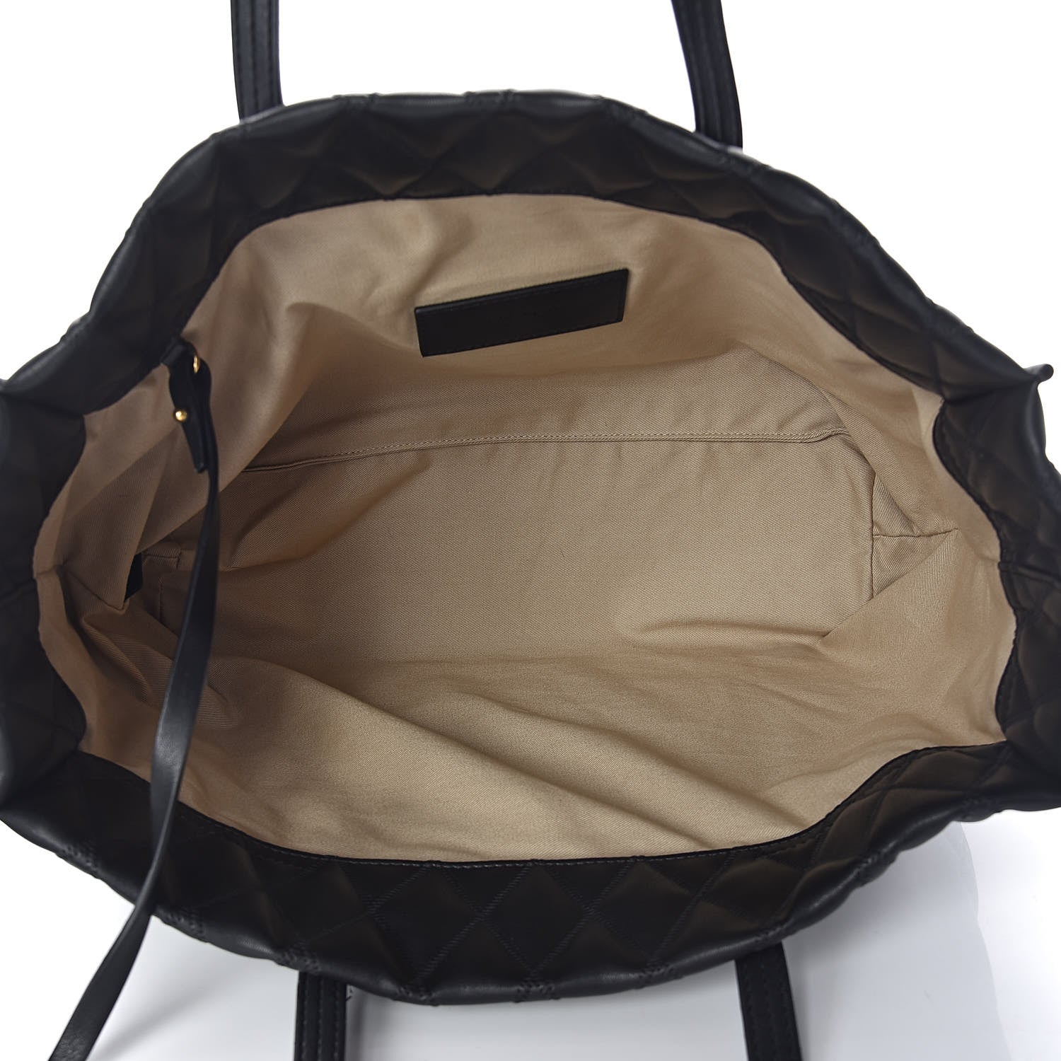 Givenchy Rubber Effect Canvas Quilted Duo Shopper Tote Black 6 of 15