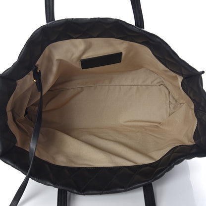 Givenchy Rubber Effect Canvas Quilted Duo Shopper Tote Black 6 of 15