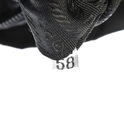 Prada Nylon Vela Medium Cinch Backpack Black 7 of 7