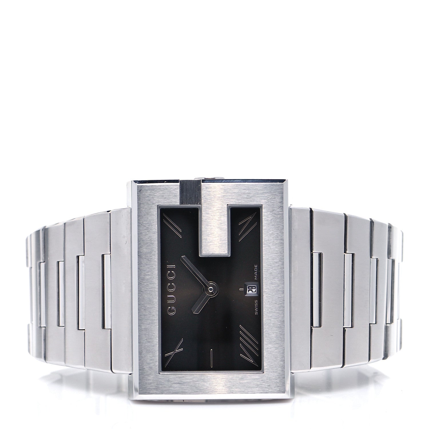 Gucci Stainless Steel 38mm 100M G-Rectangle Quartz Watch Black 2 of 7