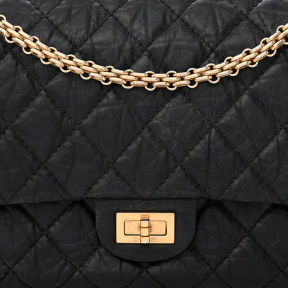 Chanel Aged Calfskin Quilted 2.55 Reissue 226 Flap Black 8 of 10