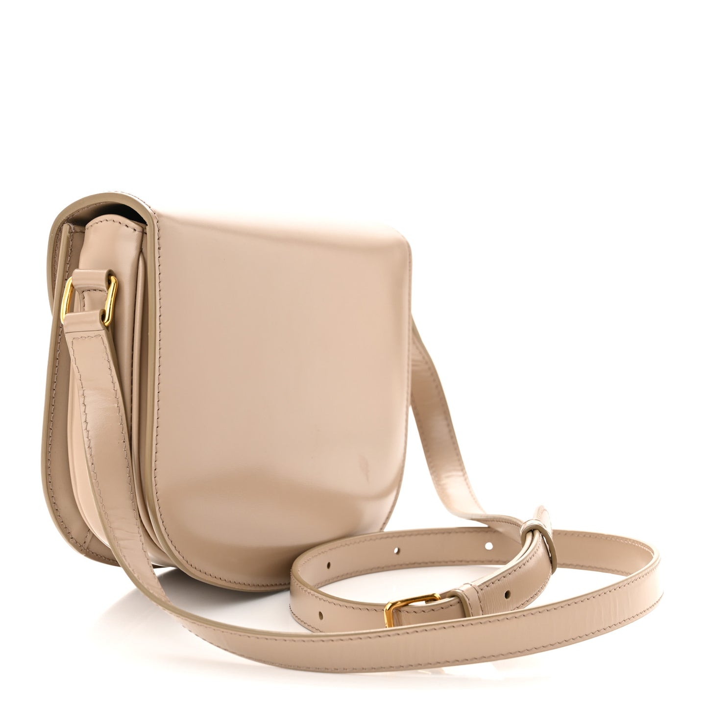 Shiny Calfskin Teen Besace Safari