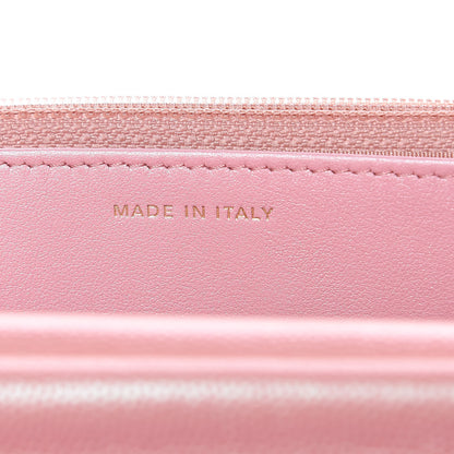 Chanel Iridescent Caviar Quilted Wallet on Chain WOC Pink 7 of 12