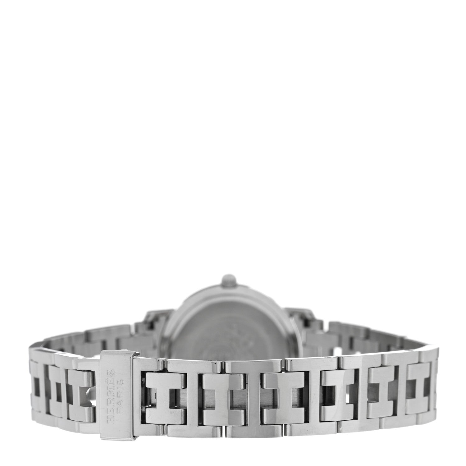 Hermes Stainless Steel Mother of Pearl 24mm Clipper Quartz Watch 3 of 4