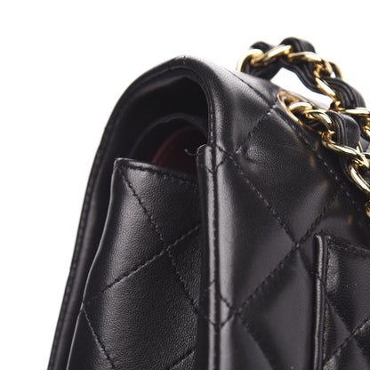 Chanel Lambskin Quilted Maxi Double Flap Black 12 of 16