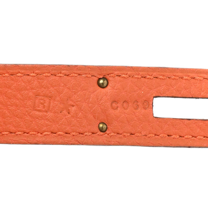 Hermes Togo Birkin 30 Orange 7 of 10