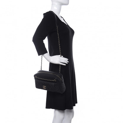 Chanel Caviar Quilted Medium In & Out Camera Case Black 2 of 10