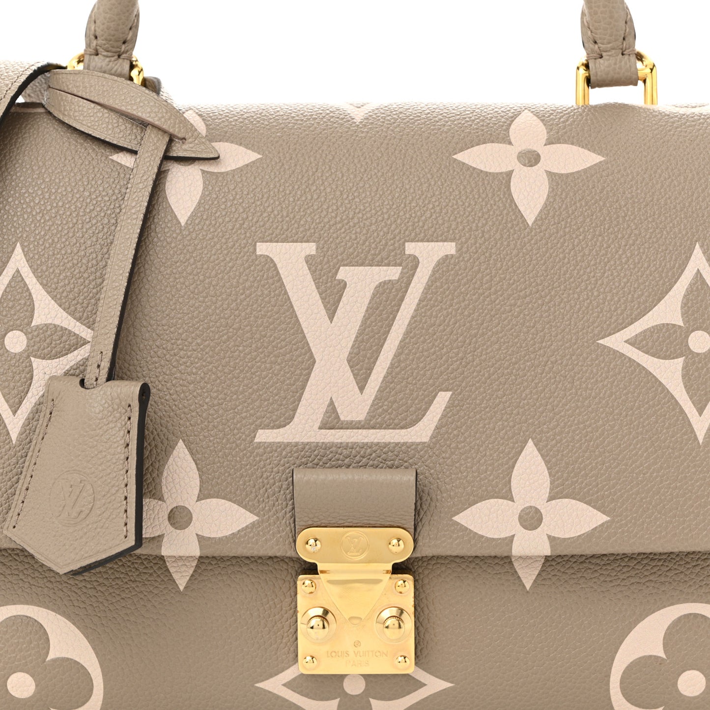 Empreinte Monogram Giant Madeleine MM Dove Grey Beige
