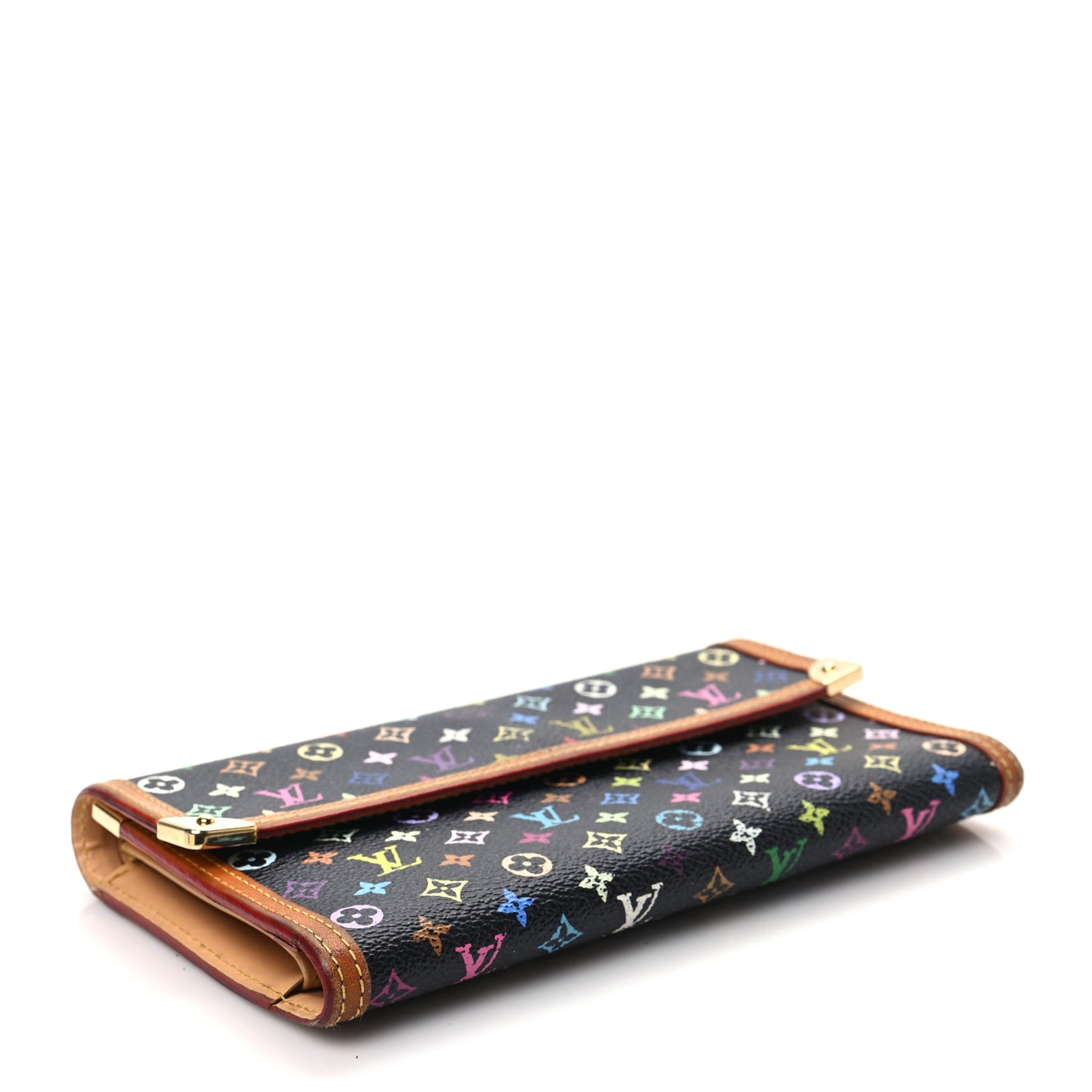 Monogram Multicolor Porte Tresor International Wallet Black