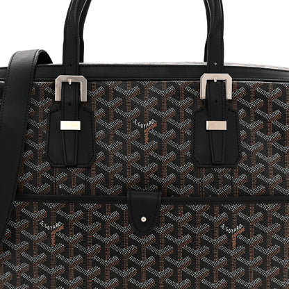 Goyard Goyardine Ambassade MM Briefcase Black 13 of 17