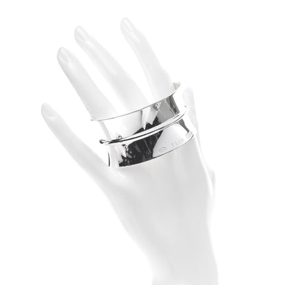 Tiffany Sterling Silver Wide 1837 Cuff Bracelet 2 of 3
