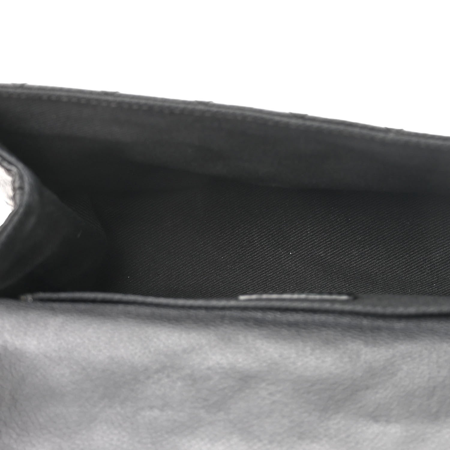 Chanel Grained Calfskin Quilted 2.55 Reissue Flap Belt Bag Clutch Black 5 of 10