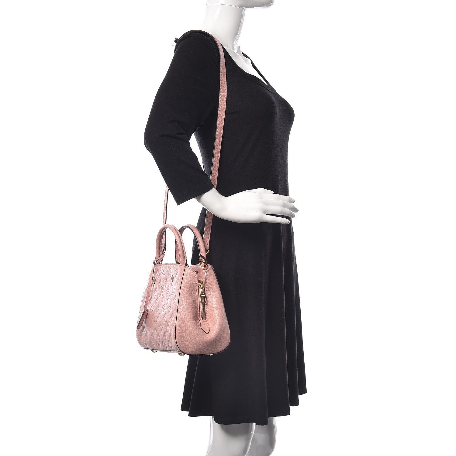 Louis Vuitton Empreinte Montaigne BB Rose Poudre 3 of 11
