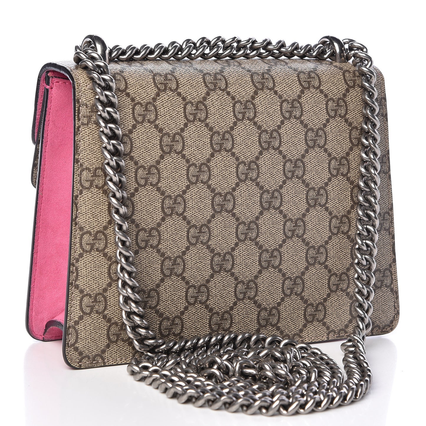 GG Supreme Monogram Mini Dionysus Shoulder Bag Pink