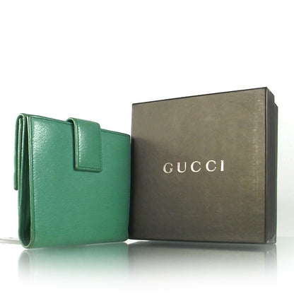 Gucci Leather Bamboo French Wallet 3 of 11