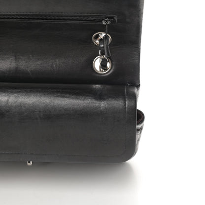 Chanel Lambskin Quilted Medium Double Flap Black 16 of 19