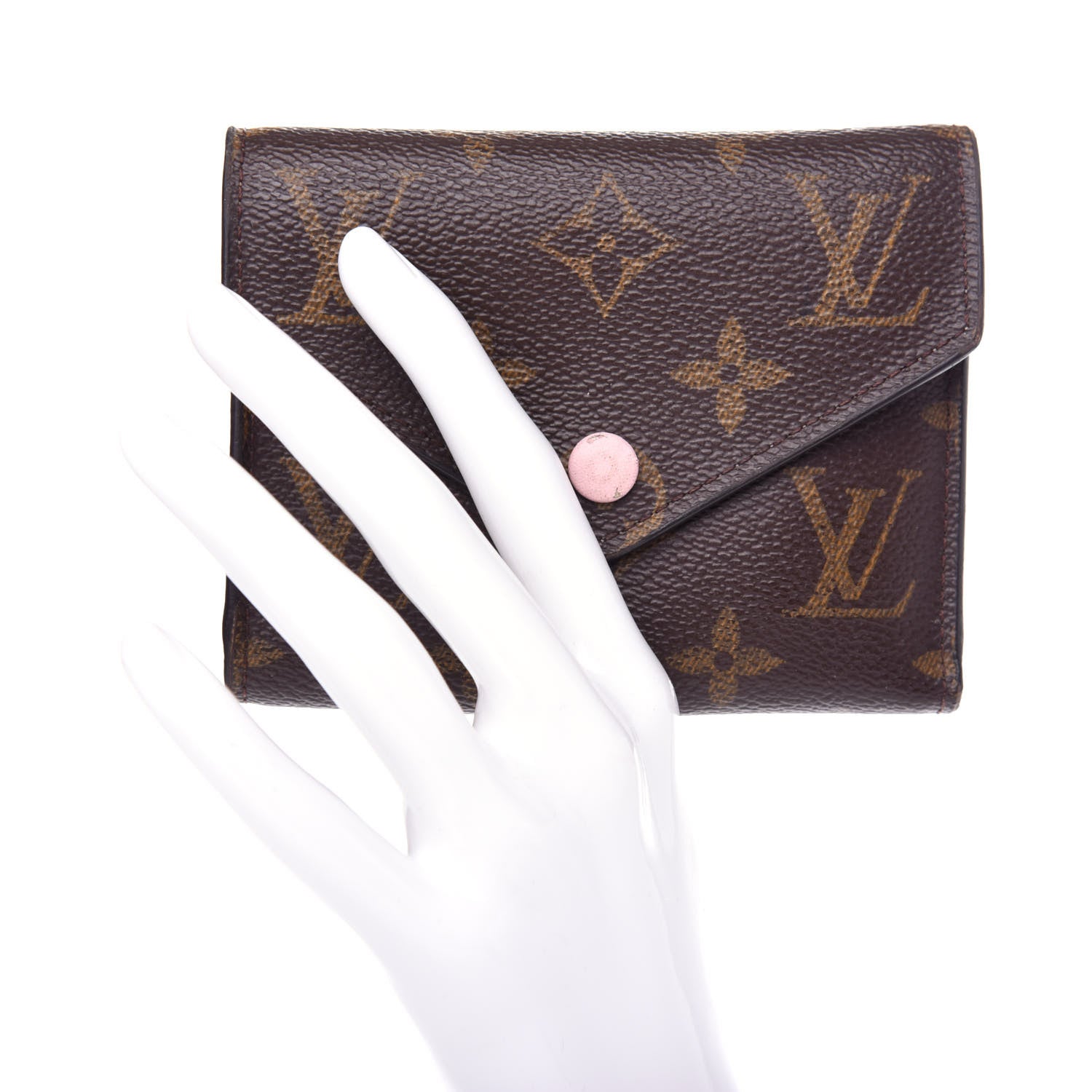 Louis Vuitton Monogram Victorine Wallet Rose Ballerine 2 of 7