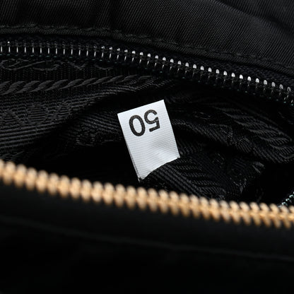 Prada Tessuto Nylon Catena Shoulder Bag Black 6 of 8