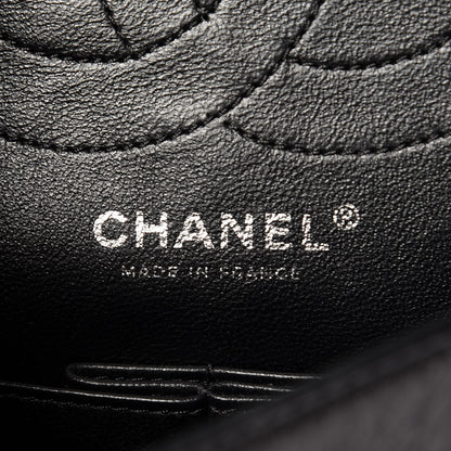 Chanel Metallic Aged Calfskin Quilted 2.55 Reissue 225 Flap So Black 6 of 9