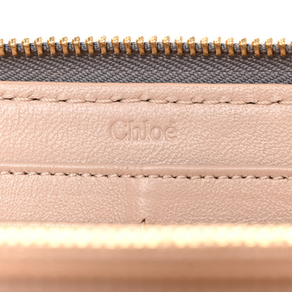 Chloe Calfskin Marcie Long Zip Around Wallet Cashmere Grey 6 of 15