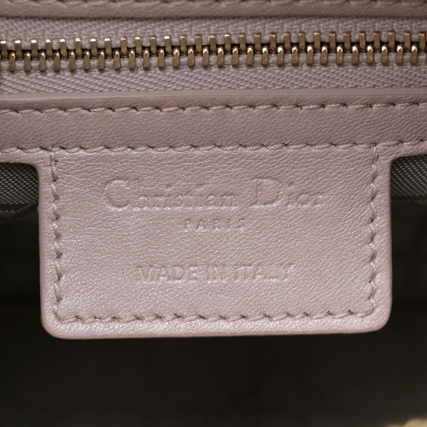 Pearly Lambskin Cannage Medium Lady Dior Lotus
