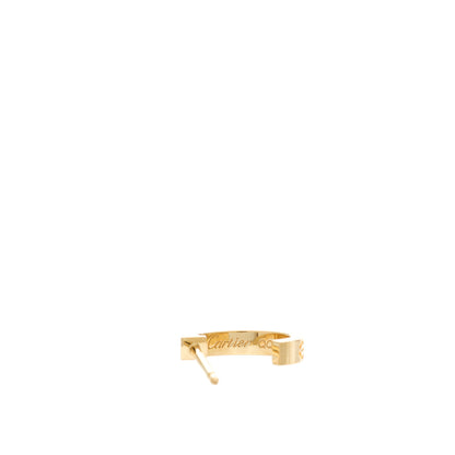 Cartier 18K Yellow Gold Small LOVE Hoop Earrings 4 of 6