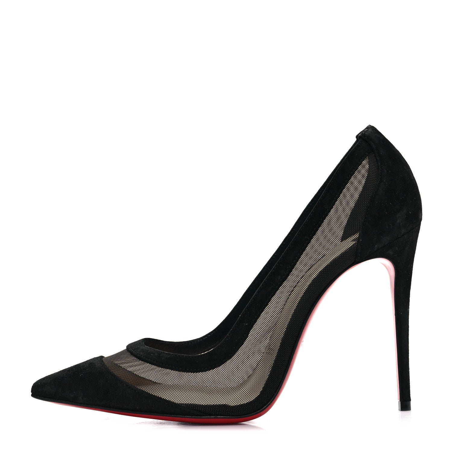 Christian Louboutin Veau Velours Rete Galativi 100 Pumps 36 Black 1 of 7