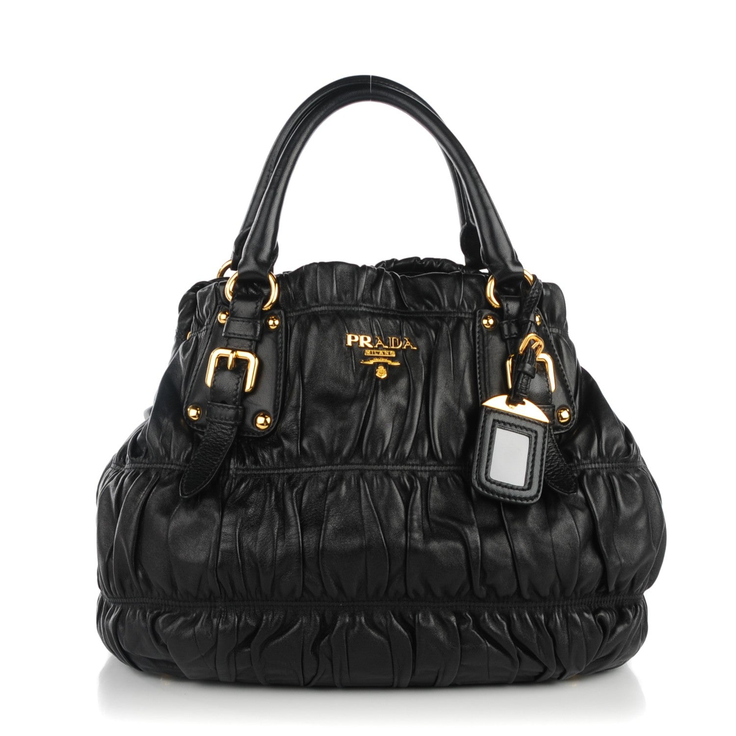 Prada Nappa Gaufre Tote Nero Black 1 of 9