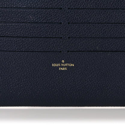 Louis Vuitton Calfskin Felicie Chain Wallet Card Holder Insert Marine Rouge 6 of 6