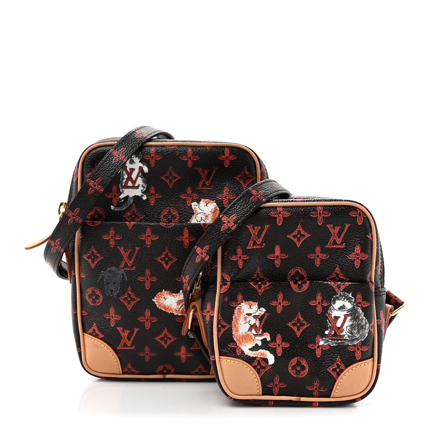 Louis Vuitton Catogram Paname Set Marron 1 of 21