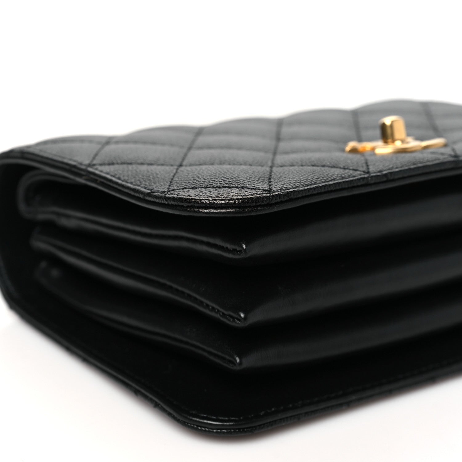 Chanel Caviar Quilted Mini Top Handle Flap Black 9 of 11