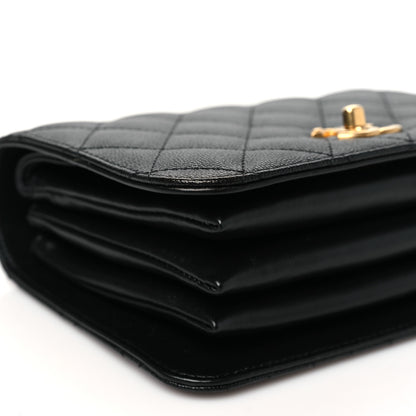 Chanel Caviar Quilted Mini Top Handle Flap Black 9 of 11