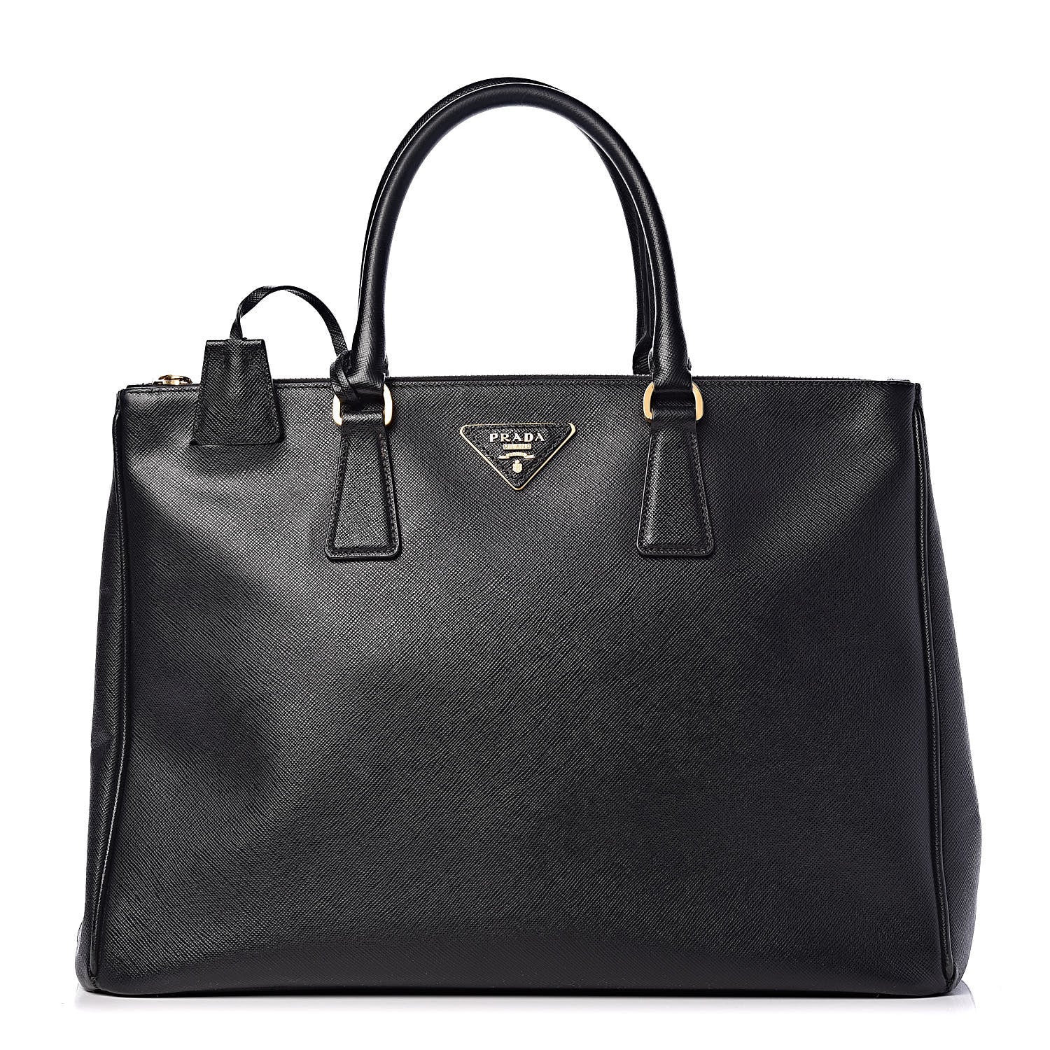 Prada Saffiano Large Galleria Double Zip Tote Black 1 of 10