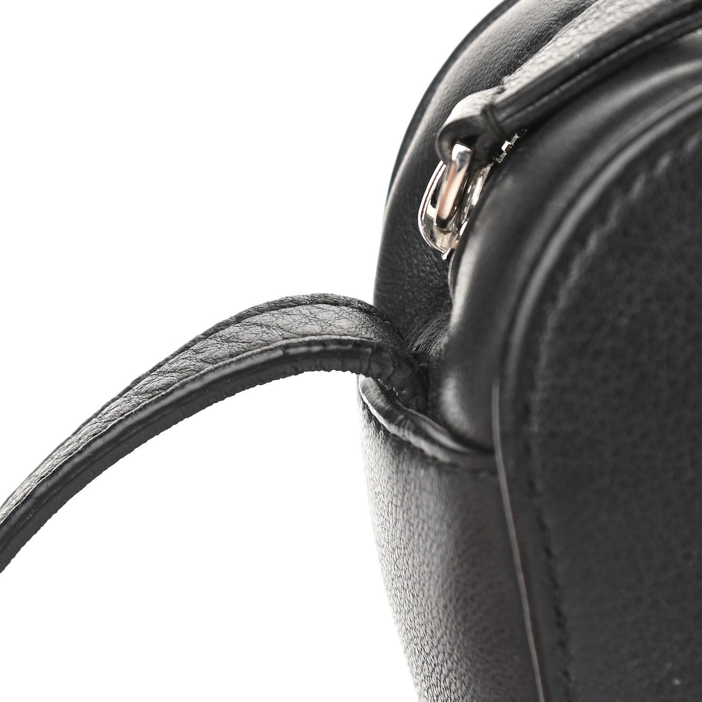 Calfskin Logo XS Everyday Camera Bag Black