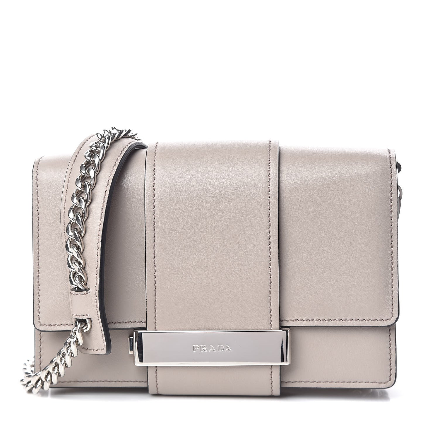 City Calf Ribbon Bag Pomice
