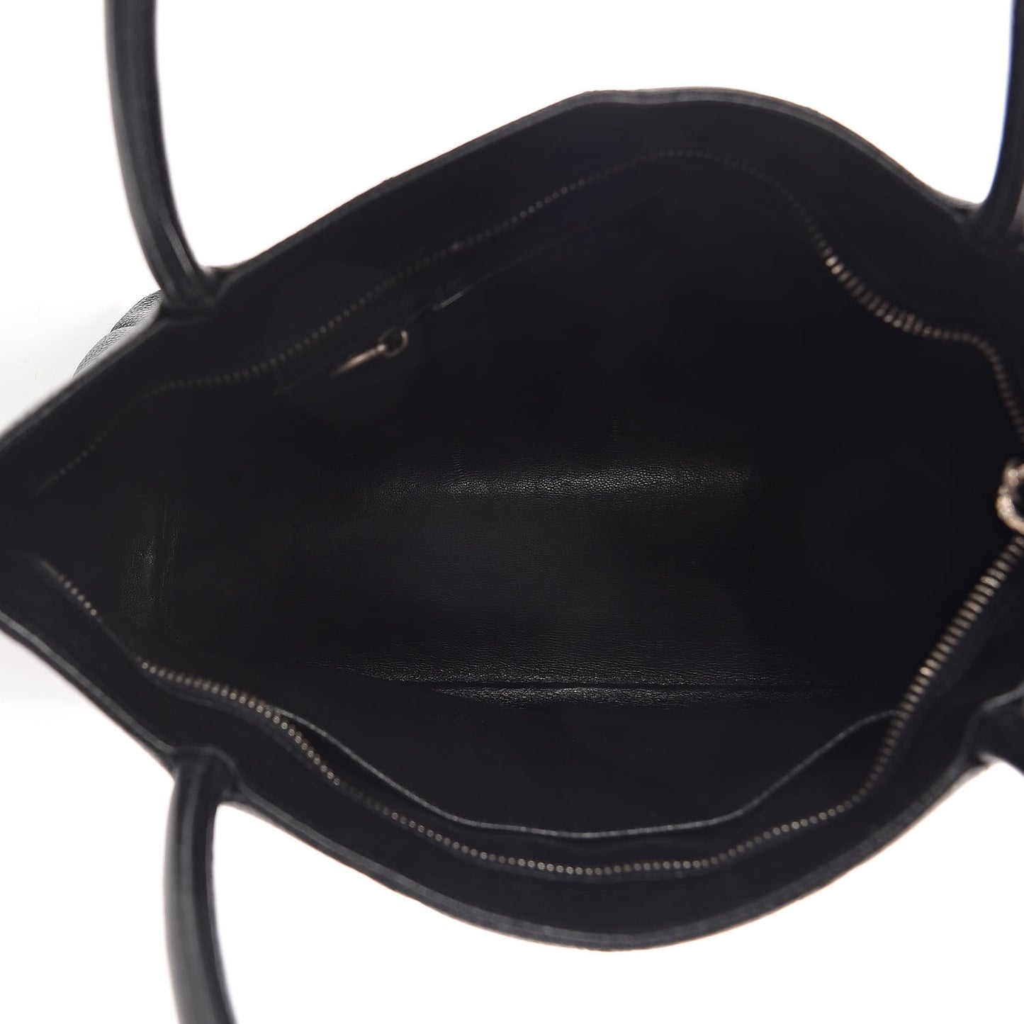 Caviar Quilted Medallion Tote Black