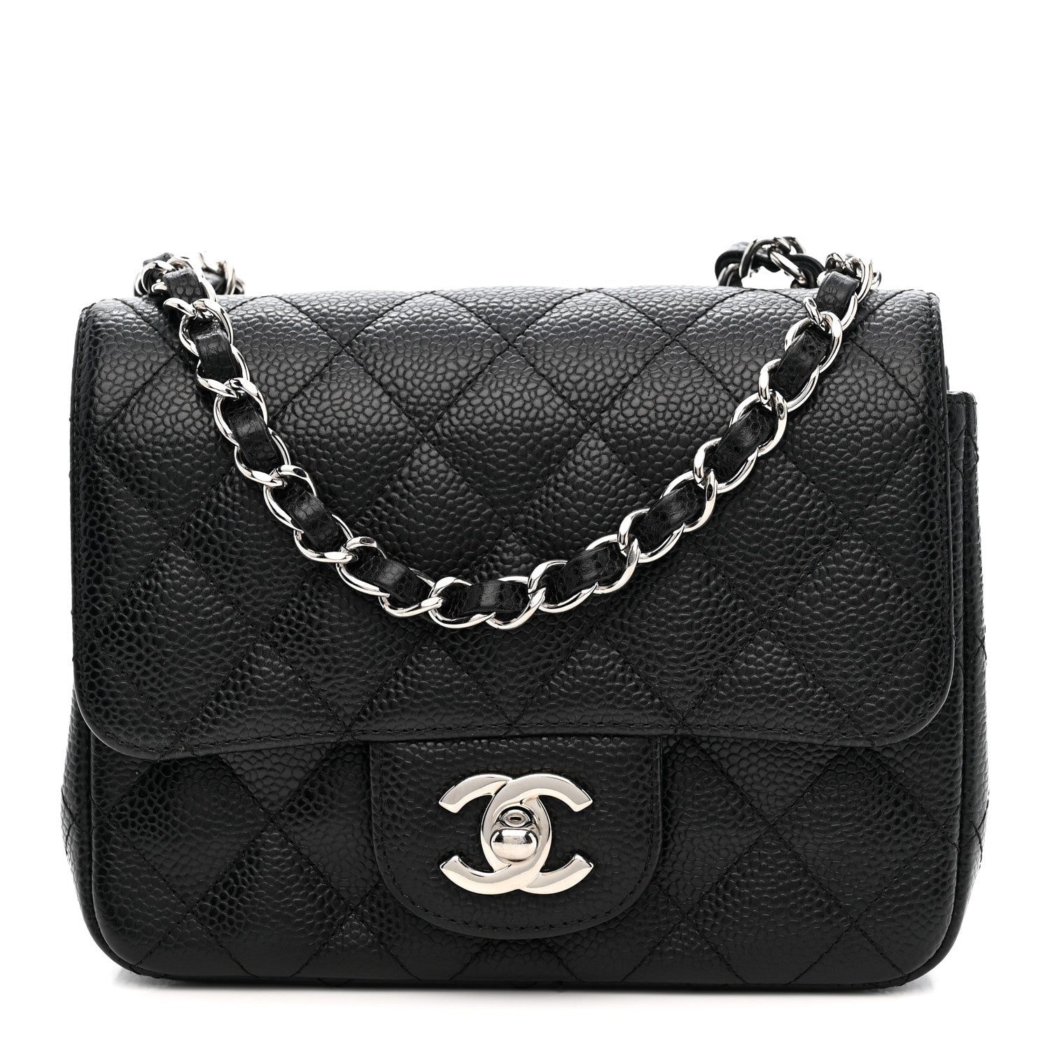 Chanel Caviar Quilted Mini Square Flap Black 1 of 10