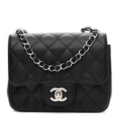 Chanel Caviar Quilted Mini Square Flap Black 1 of 10