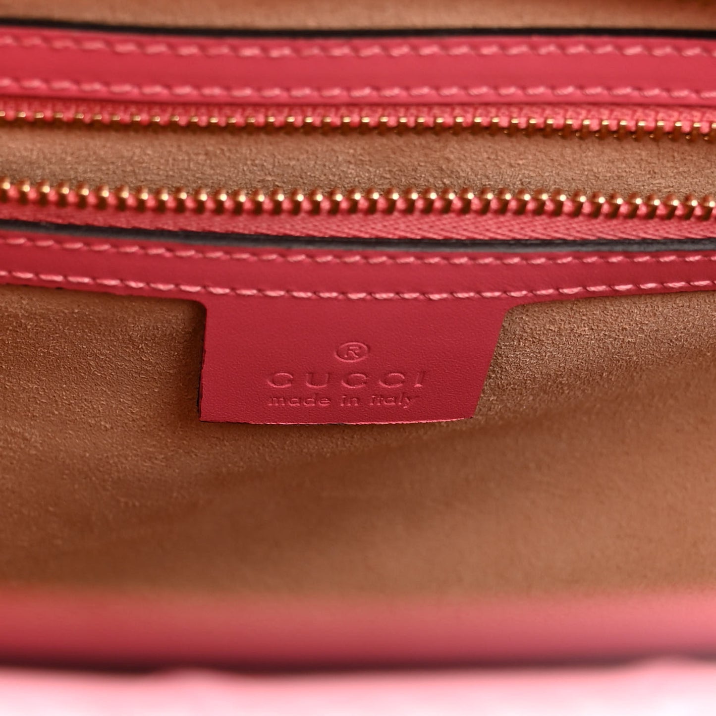 Guccissima Small Zippered Bucket Tote Flush