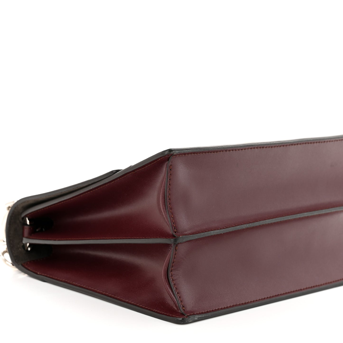 Vitello Pelo Dolce Liberty Lucido Sfumato Leopard Kan I Shoulder Bag Grigio Marrone Bordeaux