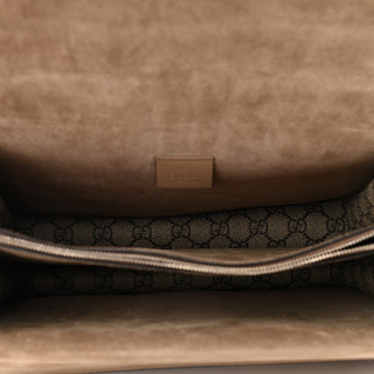 Gucci GG Supreme Monogram Medium Dionysus Shoulder Bag Taupe 5 of 12