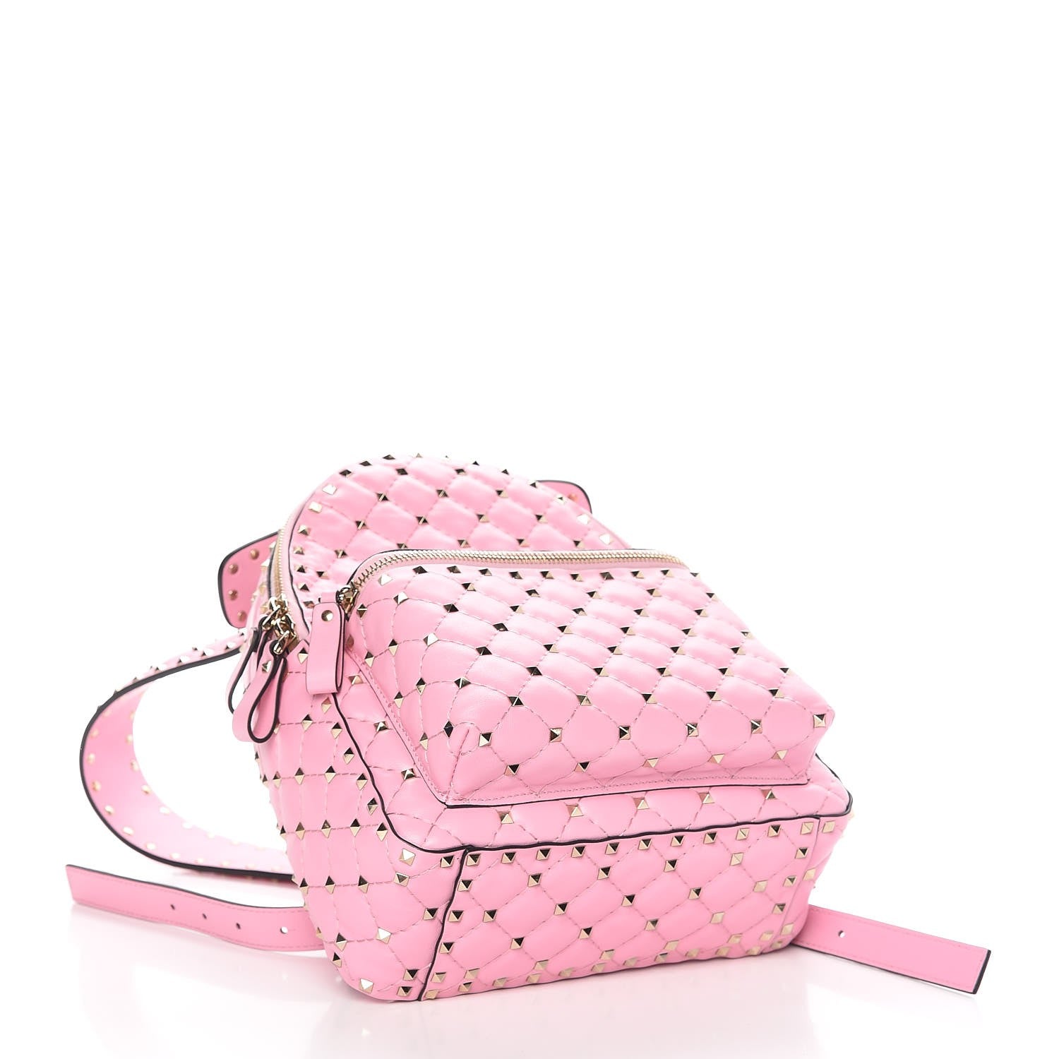 Valentino Garavani Nappa Quilted Small Rockstud Spike Backpack Absolute 4 of 6