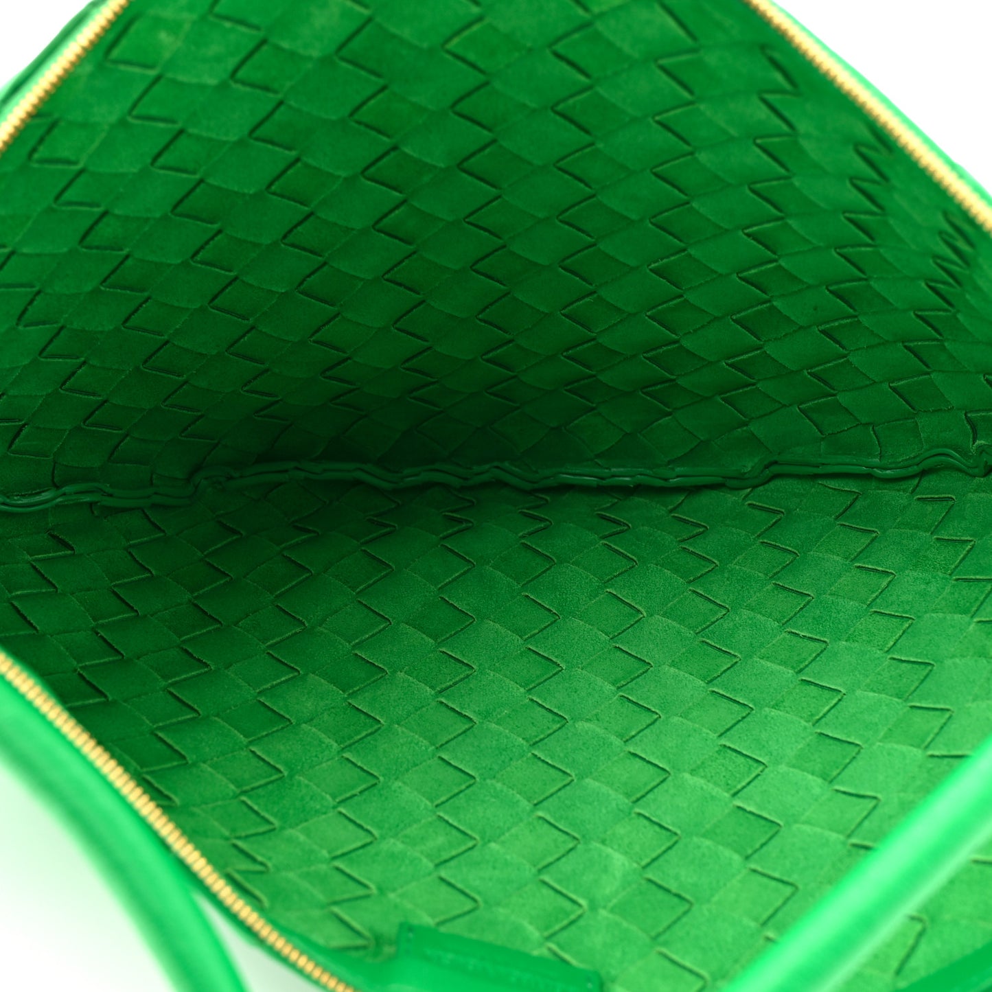 Nappa Intrecciato Medium Turn Pouch Parakeet