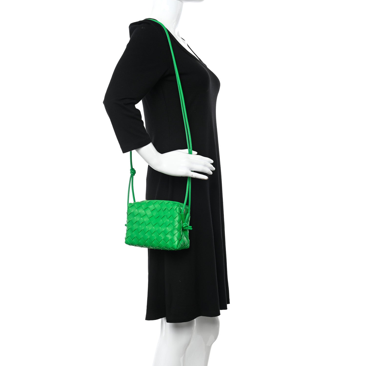 Bottega Veneta Nappa Intrecciato Mini Loop Camera Bag Parakeet 2 of 9